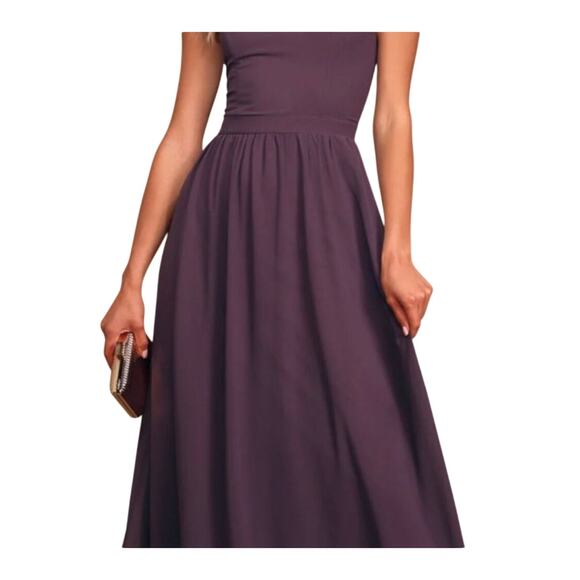 Lulus Dresses & Skirts - Lulus Air of Romance Dusty Purple Maxi Dress Medium Formal Flowy Evening gown